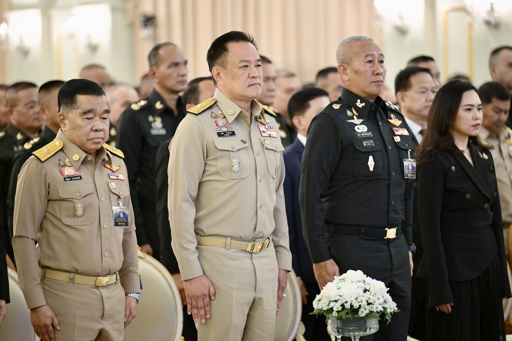 พลเอก ณัฐพล นาคพาณิชย์ รัฐมนตรีว่าการกระทรวงกลาโหม ร่วมงานแถลงผลการปฏิบัติงาน ประจำปี ของ กอ.รมน.