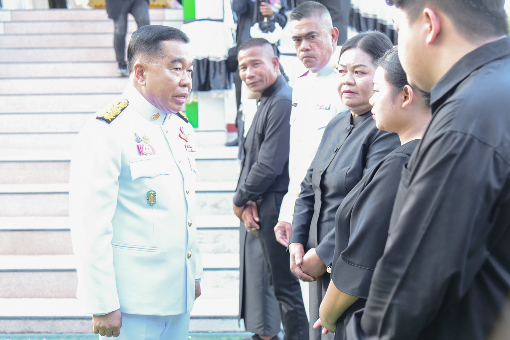 พลเอก ณัฐพล นาคพาณิชย์ รัฐมนตรีว่าการกระทรวงกลาโหมเป็นประธานพิธีพระราชทานเพลิงศพ
