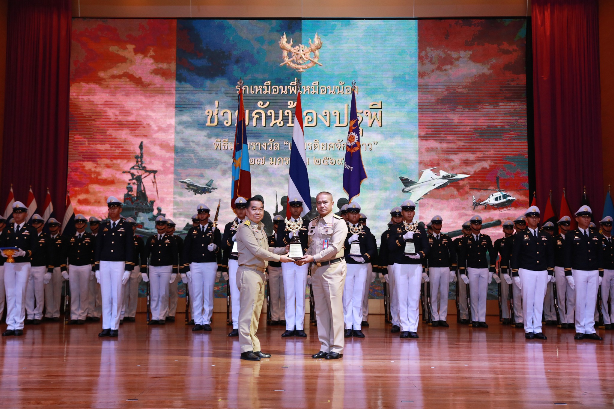 รัฐมนตรีว่าการกระทรวงกลาโหมเป็นประธานงานวันสถาปนาโรงเรียนเตรียมทหาร ครบรอบ ๖๘ ปี