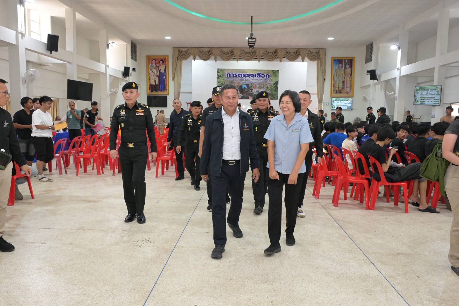 รัฐมนตรีว่าการกระทรวงกลาโหม ตรวจเยี่ยมการตรวจเลือกทหารฯ พื้นที่ปากช่อง