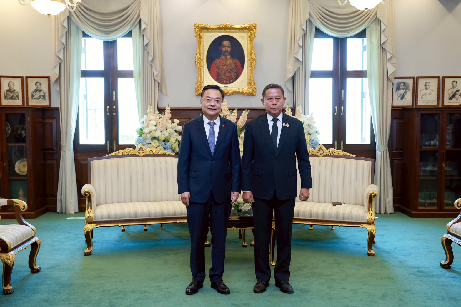 เอกอัครราชทูตสาธารณรัฐประชาชนจีนประจำประเทศไทย เข้าเยี่ยมคำนับ รัฐมนตรีว่าการกระทรวงกลาโหม