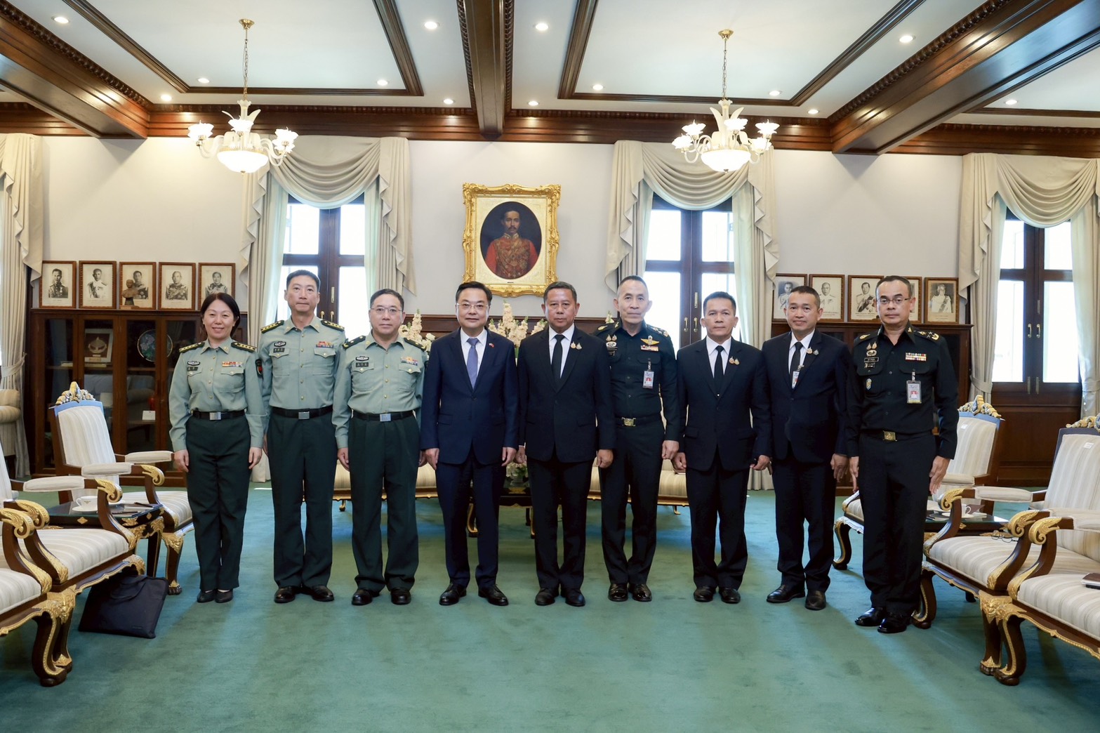 เอกอัครราชทูตสาธารณรัฐประชาชนจีนประจำประเทศไทย เข้าเยี่ยมคำนับ รัฐมนตรีว่าการกระทรวงกลาโหม