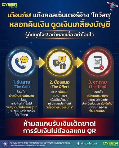 เตือนภัย! อย่ากดรับ "เงินคืน" ถ้าไม่อยาก "เงินเกลี้ยง